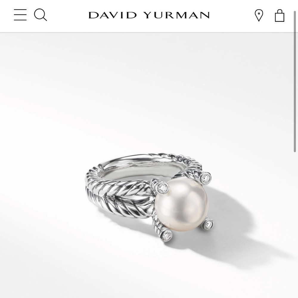 David Yurman Pearl Ring